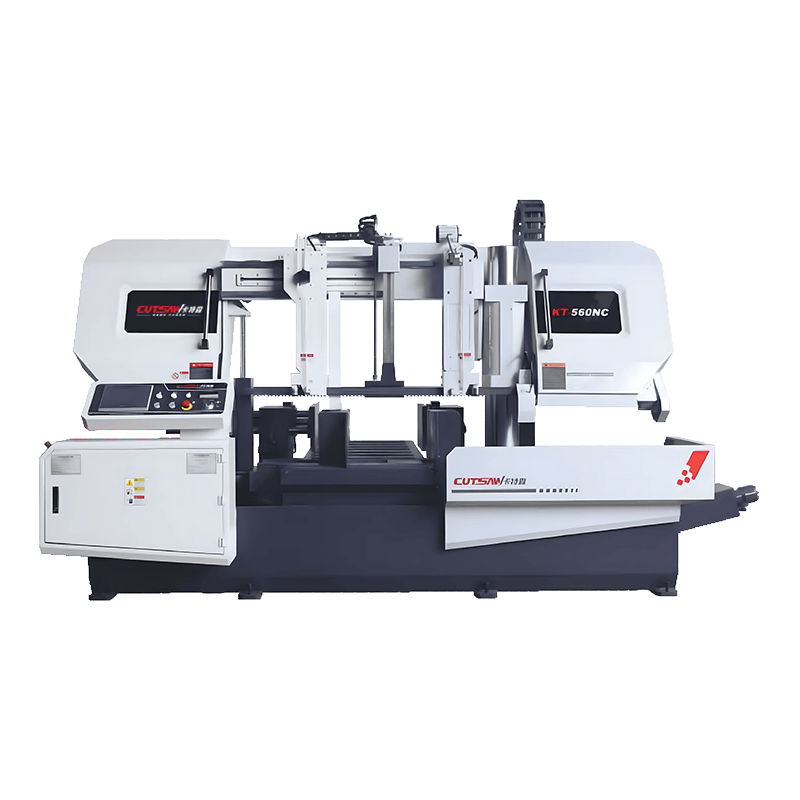 KT-560NC المنشار الشريطي CNC الأوتوماتيكي بالكامل المنشار الشريطي الأفقي