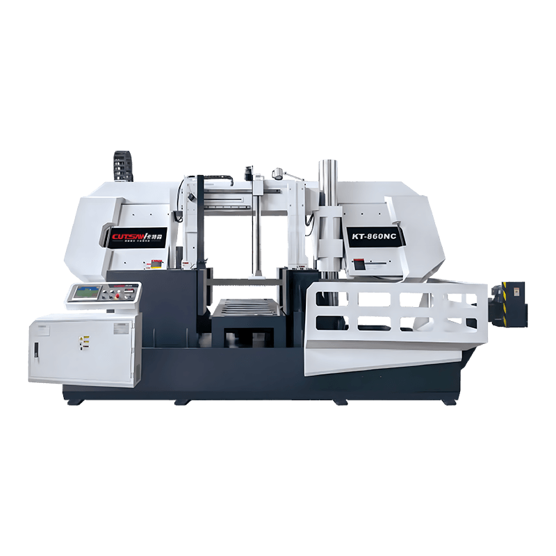 KT-860NC آلة المنشار الشريطي الأفقية الأوتوماتيكية الكاملة عالية السرعة للمعادن