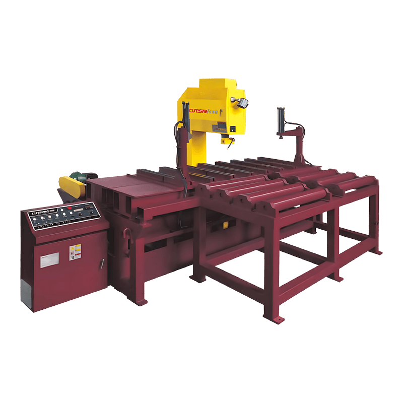 KT5050-250S آلة المنشار الشريطي العمودي CNC الهيدروليكية للصلب